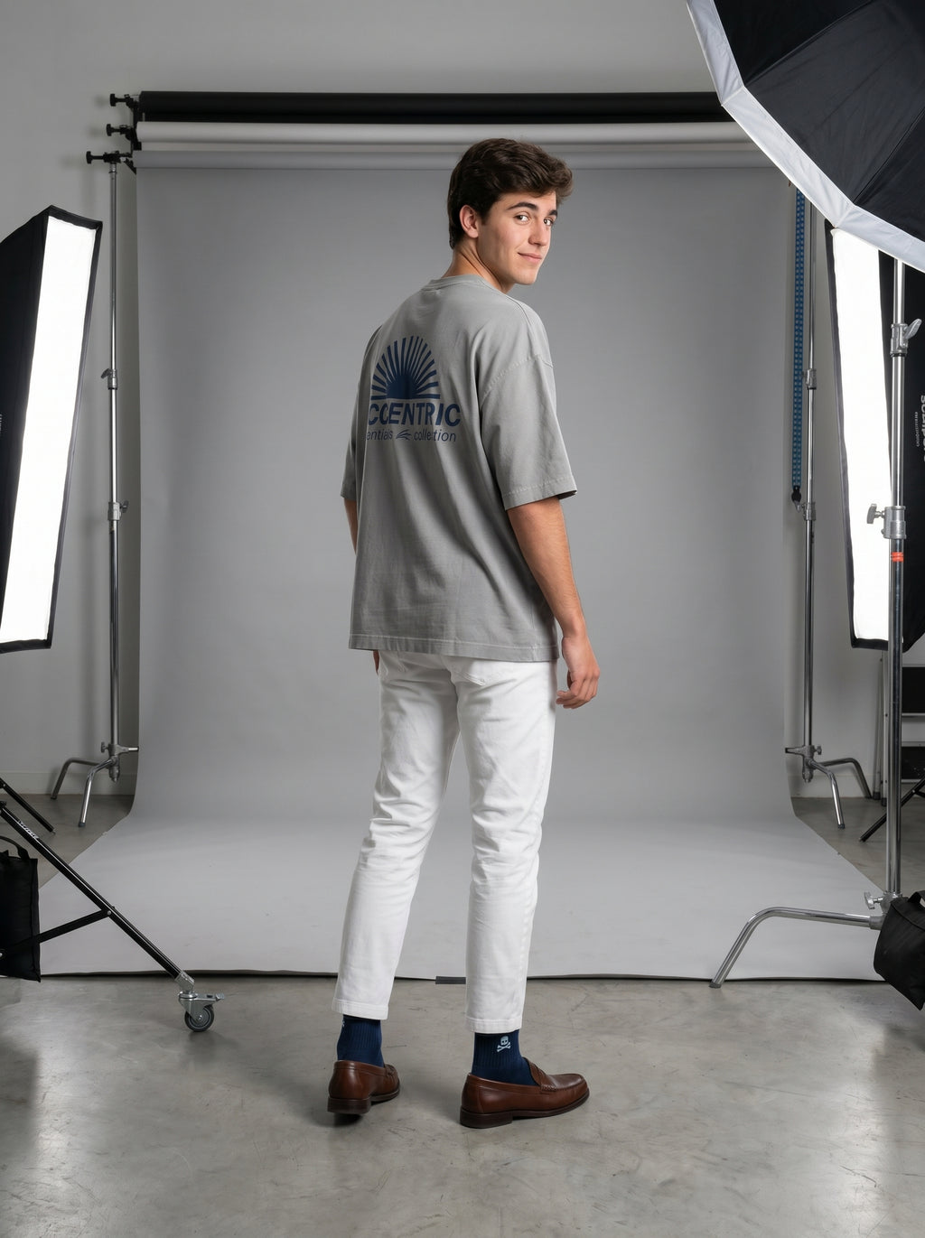 Eccentric Essentials Grey T-shirt